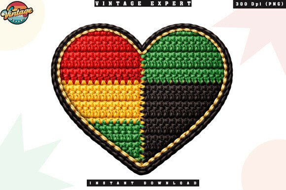 African Pride Heart Love Crochet Yarn: A Symbolic and Versatile Design Resource