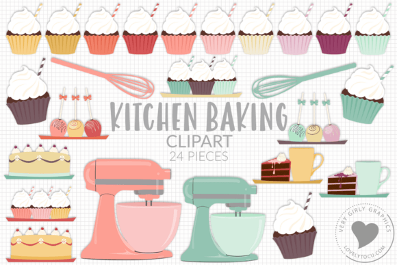 Baking Clipart Graphics: Enhancing Design Projects with Versatile Visuals