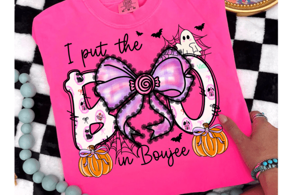Boo in Boujee PNG for Lacey Halloween Designs