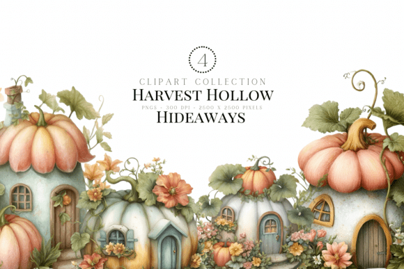 Charming Fall Creativity with Whimsical Cottage Graphics