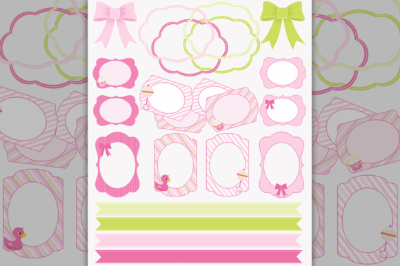 Cute and Versatile Baby Shower Labels Icon PNG Graphics for Creative Projects