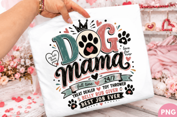 Dog Mama Tell Your Dog I Said Hi T-shirt: A Creative Design for Print-on-Demand and Personal Projects