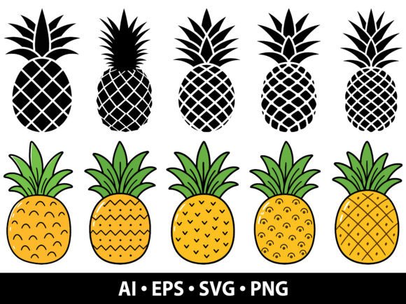 Pineapple SVG Bundle: A Versatile Design Resource for Crafters and Creators