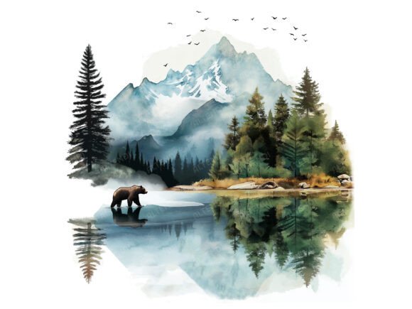 Watercolor Mount Logan Clipart: Practical Uses for Creative and Professional Projects